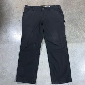 Women’s Carhartt Size 18 Regular Fit 98% Cotton Black Work Pant.